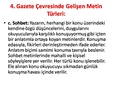 Sohbet Yazı Türleri ve Özellikleri