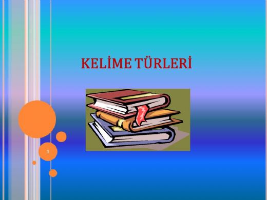 Kelime Türleri Nelerdir?