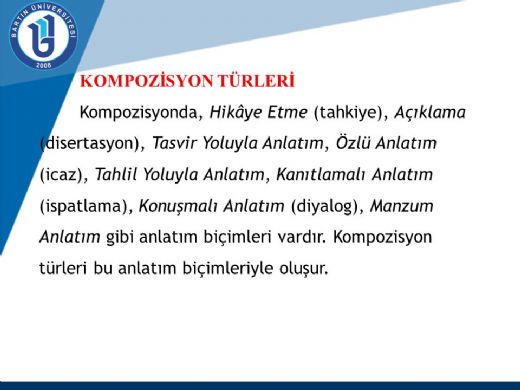 Kompozisyon Türleri Nelerdir?