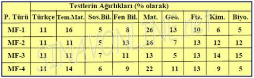 Lys Puan Türleri Nelerdir?