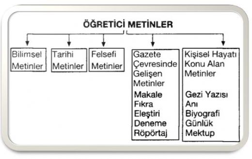 Öğretici Metin Türleri Nelerdir?